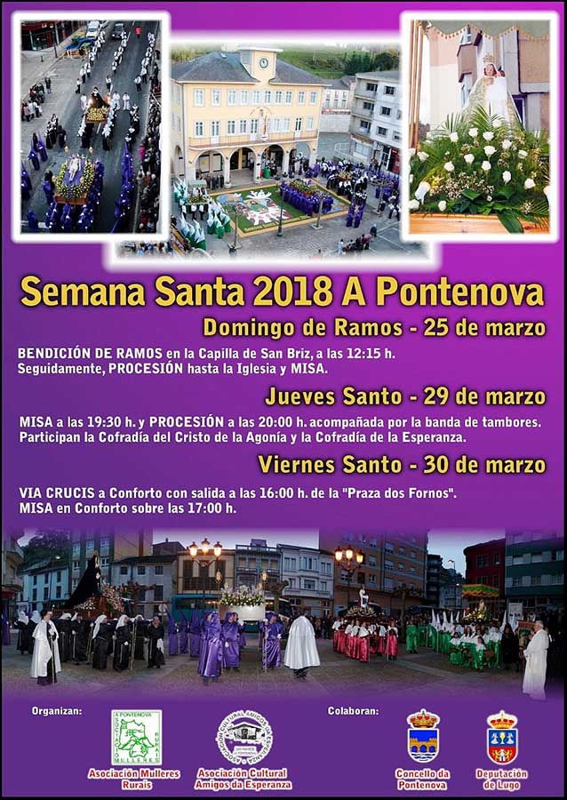 Semana Santa en A Pontenova 2018 A Pontenova / 
Puente Nuevo-Puentenuevo